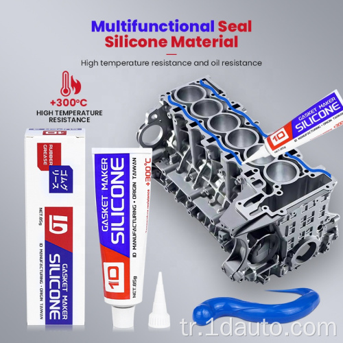 Mavi Yüksek Sıcaklık Motor Silikon Sızdırmazlık Makinesi Süper 3